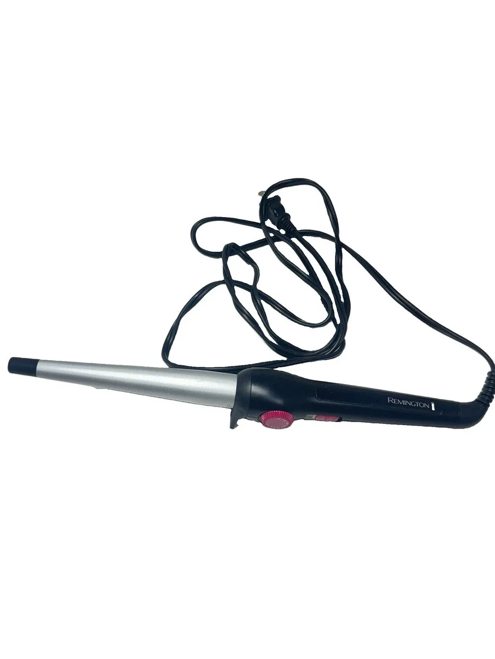 Remington CI52W1 Conical Hair Curling Wand Black Pink Ceramic Tested Working